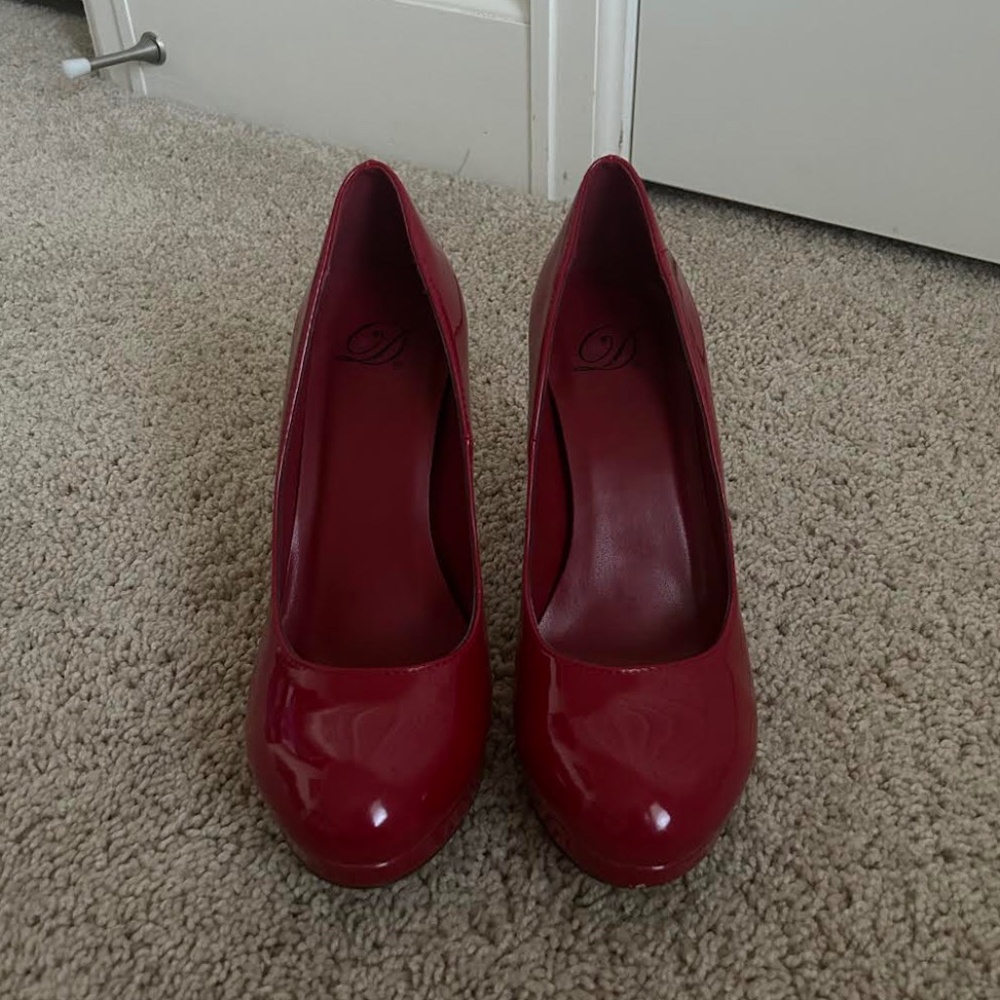 Red Pump Heels